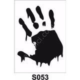 Diğer Karışık Desenler Stencil Şablon (25x25) S-053