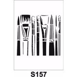 Diğer Karışık Desenler Stencil Şablon (25x25) S-157