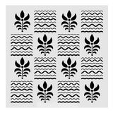 Diğer Karışık Desenler Stencil Şablon (25x25) S-241