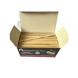 Diğer Omeyva Organik Tahta Ahşap Bambu Çay Kahve Karıştırıcı Çubuk - 10 Cm. - 400 Adetlik 1 Paket Kahverengi