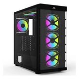 Diğer Powerboost Pb-gr222bb Usb 3.2 Rgb Atx Mid Tower Siyah Kasa Parlak Siyah