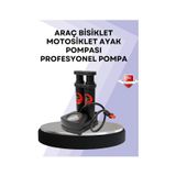 Diğer TRİTHLTUCZZZARAÇPOMPASITDR-2-BLNCCC Basınç Saatli Ayak Pompası Bisiklet Ve Araç Uyumlu