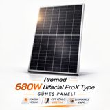 Diğerkam Promod 680W Bifacial ProX Type Güneş Paneli