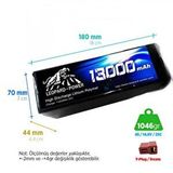 Digerui Leopard Power 13000 Mah 14.8v 4s 25c Uav/multirotor/drone Şarjlı Li-po Lityum Polimer Lipo Batarya Pil
