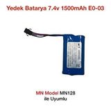 Digerui Mn Model Mn128 Rc Uzaktan Kumandalı Araba İçin Yedek Batarya Pil 7.4v 1500mah E0-03