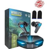 Digi Monster K55 TWS Kablosuz Oyuncu Kulaklığı | Bluetooth 5. 0 | RGB Işıklı | Mikrofonlu | Dokunmatik Kontrol - Black