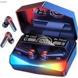 Digi Monster M28 LED Işıklı Bluetooth Oyuncu & Müzik Kulaklığı | Bluetooth 5. 1 | Dokunmatik Kontrol | Powerbank Özellikli | RGB Efektli | Düşük Gecikme - Siyah