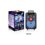 Digi Monster NDR-P66 20W Bluetooth Parti Hoparlörü • 8” Woofer • Rgb LED • Karaoke • Tws • Fm - Siyah