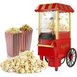 Digi Monster Yağsız Çalışma Teknolojisi | PG-618 | Mutfak Tipi | Retro Mısır Patlatma Popcorn Makinesi - Kırmızı
