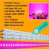 Digielektro Grow LED 36LEDLI 12V 5730 Full Spectrum Bitki Yetiştirme Ledi 50 cm