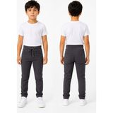Dıgıl Kids Ribana Bel Kanvas Okul Pantolonu Unisex - Füme - 9 Yaş