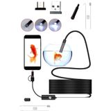 DigiMonster Endoskop Yılan Kamera Led Işıklı Su Geçirmez Sert Kablo Android Telefon ve Bilgisayar İçin 10mt