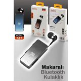 DigiMonster K67 Makaralı Bluetooth Kulaklık – Yaka Askılı, Şarj Göstergeli