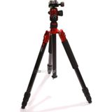 Digipod A-2540Fm Profesyonel Tripod Kırmızı