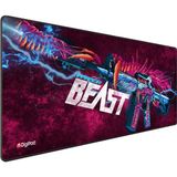 Digipod Gaming Mousepad Oyuncu Mouse Pad 90X40 Xxl Büyük Oyuncu Mousepad Kaymaz Taban Dikişli 4mm Kalınlık - Açık Turuncu