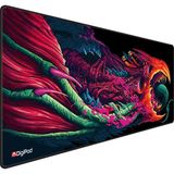 Digipod Gaming Mousepad Oyuncu Mouse Pad 90X40 Xxl Büyük Oyuncu Mousepad Kaymaz Taban Dikişli 4mm Kalınlık - Camel