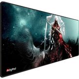 Digipod Gaming Mousepad Oyuncu Mouse Pad 90X40 Xxl Büyük Oyuncu Mousepad Kaymaz Taban Dikişli 4mm Kalınlık - Deniz