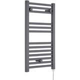 Digisu 400X1200 Siyah Elektrikli-Digital Termostatlı Havlupan
