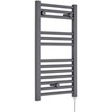 DİGİSU Digisu 400x1200 Siyah Elektrikli-digital Termostatli Havlupan
