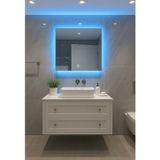 Digital Buğu Çözücü Dokunmatik Işıklı Kare Banyo Aynası (60-80cm)