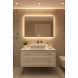Digital Buğu Önleyici, Dokunmatik, Işıklı, Dikdörtgen Banyo Aynası 30x50 - 40x60 - 50x70 - 60x80