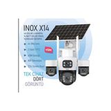 Digital Inox-X14 Speed Dome Full Hd 3 Mp Solar Gece Görüşlü Güvenlik Kamerası