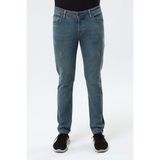 Digital Jeans Dar Kesim Erkek Yıpratmalı Yeşil Kot Pantolon - Yeşil Tint - 31 / 32