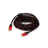 DIGITECH 10 Metre Çelik Örgülü Hdmi Kablo Full Hd 2160p Kaliteli Sargılı