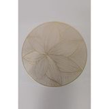 Digithome 6’lı Amerikan Servis Supla Yuvarlak Gold 38 cm THN76952 C1-1-18 - 38 x 38 cm