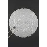 Digithome 6’Lı Amerikan Servisi Supla Yuvarlak Gümüş 38 Cm – Acr-623/20