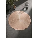 Digithome 6’lı Amerikan Servisi Supla Yuvarlak Gümüş 38 cm – ACR-624/20 - Koyu Kahve - Gold