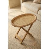Digithome Ahşap Ayaklı Rattan Katlanabilir Sehpa – HGG-08831/4