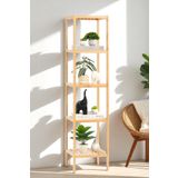 Digithome Bambu 5 Raflı Çok Amaçlı Organizer Mutfak Rafı Banyo Düzenleyici Raf Mio-002