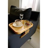 Digithome Bambu Katlanabilir Ayaklı Koltuk Kolu Keyif Servis Ve Sunum Tepsisi 27 Cm Kahverengi - Thn76075 C1-1-18