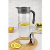 Digithome Borosilikat Cam Sürahi 1800 Ml Gri - Thn87018 Şeffaf