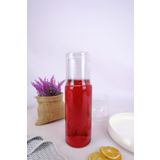 Digithome Cam Kapaklı Başucu Su Ve Meşrubat Sürahisi Karaf Şişe 600 Ml – H2o75975 C1-1-18