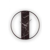 Digithome Demre Mermer Desenli Sessiz Mekanizmali Modern Duvar Saati 61,5 Cm Siyah - K-Demre-Sıyah