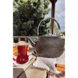 Digithome Granit Kamp ve Mutfak Çay Bitki Çayı Demliği 2,5 Lt Siyah- 152.2.07.039