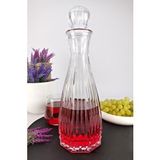 Digithome Linea Cam Kapaklı Su Ve Meşrubat Sürahisi Karaf Şişe 750 Ml - Ln.kir.011.00.000 C1-1-288 Şeffaf