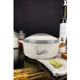 Digithome Paslanmaz Çelik Hazneli Yemek Termosu 500 Ml Beyaz - CKR3148 C320.025