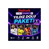 DIGITURK 1 Yıllık Sporun Yıldızı Paketi Kurulumsuz (Web,Cep,Tablet,Smart Androidtv)