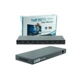 Digitürk Uyumlu 4k Ultra Hd 8li Hdmı Çoklayıcı 4k 8 Port Hdmi Splitter Sipliter