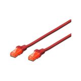 Dıgıtus 0.5m Cat6 Utp DK-1617-005/R Kırmızı Patch Kablo (10'lu Paket)