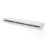 Digitus 19 İnç 24 port CAT-6 FTP Zırhlı Patch Panel