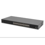 Dıgıtus 24 Bağlantı Noktalı L2 Yönetilen Gigabit Ethernet Poe Anahtarı