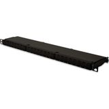 Digitus 24 port CAT. 6A (Category 6A), Class EA Patch Panel, zırhlı (shielded), 0.5U, toz korumalı k