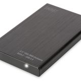 Digitus 2,5 Inch SATA 2 SSD/HDD için (9,5 mm veya 7,0 mm yükseklik) 2,5 Inch Harici Kutu, Alüminyum,