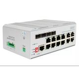 Dıgıtus 8 Bağlantı Noktalı Gigabit Ethernet Ağ Anahtarı Endüstriyel L2 Yönetimli 4 Sfp Uplink