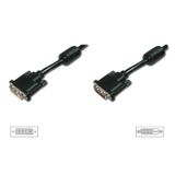 Digitus AK-320200-050-S 5 m DVI-D to DVI-D 24+1 Erkek-Dişi 2xFerrite AWG28 Zırhlı Görüntü Kablosu