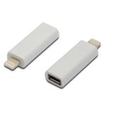 Digitus AK-600501-000-W iPhone Lightning 8 Pin to Micro USB Tip B Erkek-Dişi Beyaz Iphone Dönüştrücü Adaptör